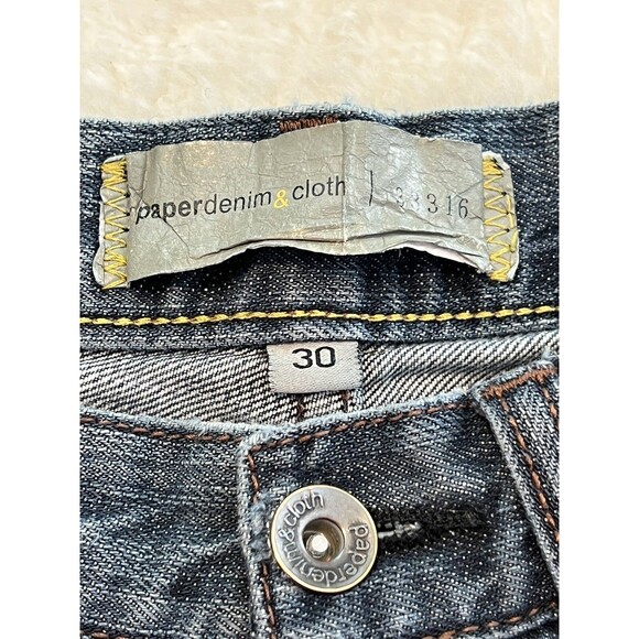 Paper Denim & Cloth Womens Denim Blue Jeans Alec Relaxed Boot Jeans Size 30 - Picture 5 of 12